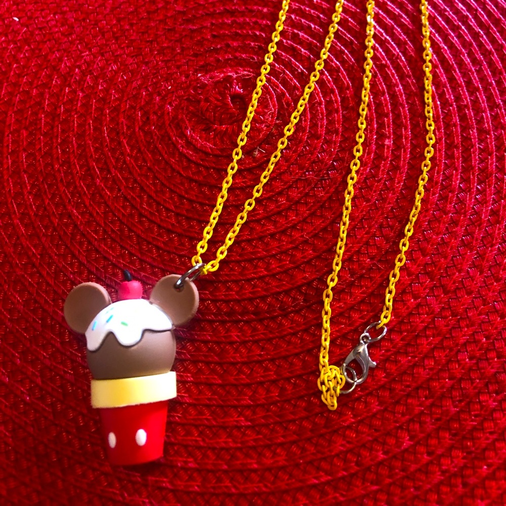 Mickey Mouse ice cream necklace